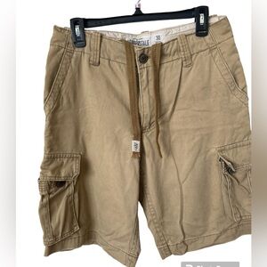 Aeropostale Cargo Shorts Mens Size 30 Brown Khaki Casual